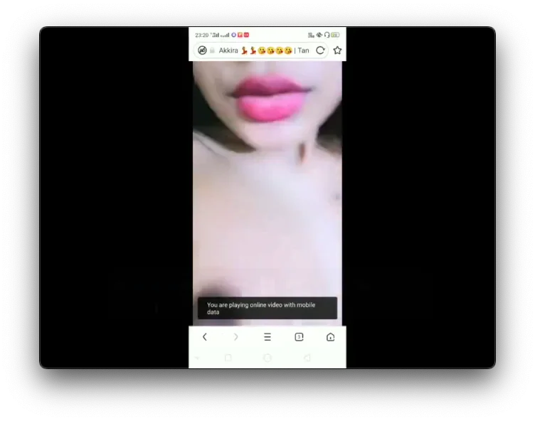 Akkira Showing boobs and Tango Nude Video Show